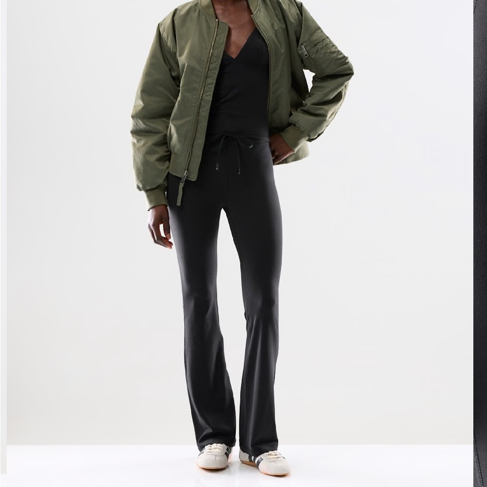 Aritzia Black Flared Leggings